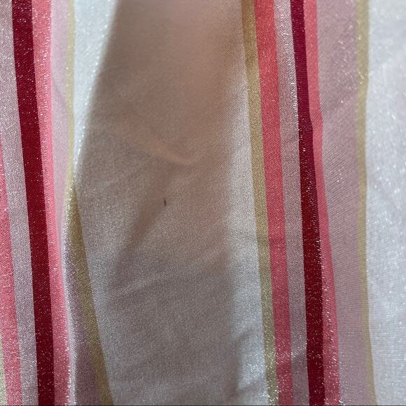 Express Pink & White Stripe Button Down Top Size XS - Picture 8 of 12